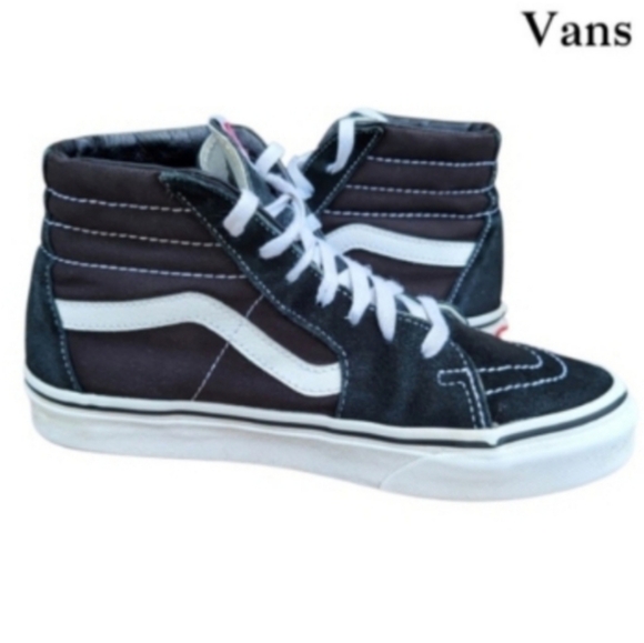 Vans Hi Top Skate Skateboard Old Skool Black Athletic Sneaker Women 7.5 Men 6 - Picture 11 of 11